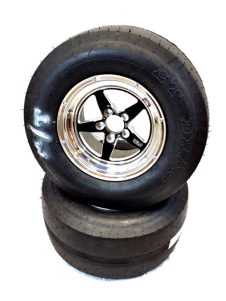 ETS Nissan GTR 15" Drag Wheel and Tire Combo