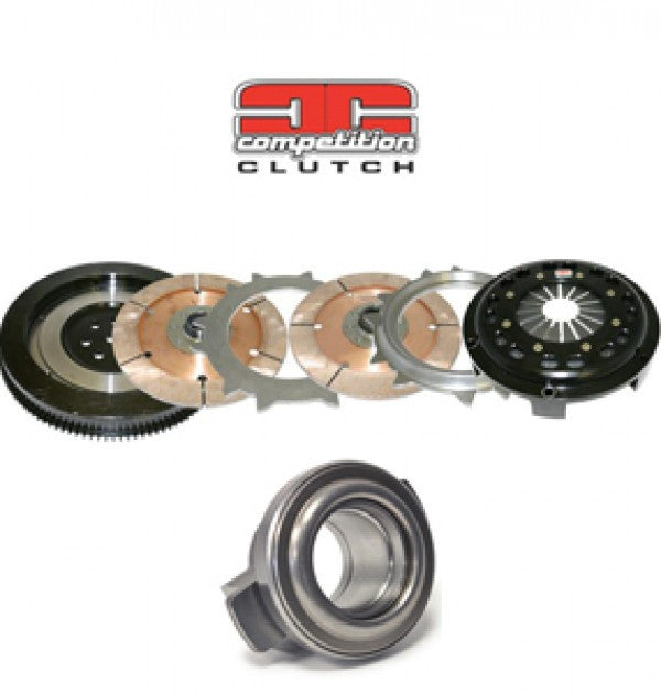 Competition Clutch Evo 8/9 Street Twin Disk Clutch Assembly With Pull-To-Push TOB Conversion